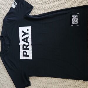 Mens CrossFit Mayhem Pray tshirt Large